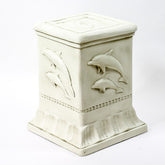 Dolphin Square Pedestal 20 Animal Sculpture, Home Decor, XoticBrands, XoticBrands Home Decor