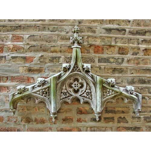 Chartres Tracery Header 24 Architectural Sculpture, Home Decor, XoticBrands, XoticBrands Home Decor
