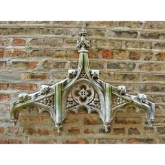 Chartres Tracery Header 24 Architectural Sculpture, Home Decor, XoticBrands, XoticBrands Home Decor
