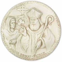 Saint Bridgette/ Patrick Plq Religious Sculpture - XoticBrands Home Decor