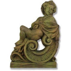Winter Angel On Scroll 36 Garden Display - XoticBrands Home Decor