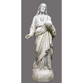 Sacred Heart To The World 62" Animal Garden Sculpture, Home Decor, XoticBrands, XoticBrands Home Decor