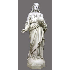 Sacred Heart To The World 62" Animal Garden Sculpture, Home Decor, XoticBrands, XoticBrands Home Decor