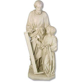 Joseph & Child With Tools 55 Large Religious Sculpture - XoticBrands Home Decor