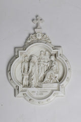 Chapel Wall Plaque Station #1 Religious Sculpture, Religious Decor, XoticBrands, XoticBrands Home Decor