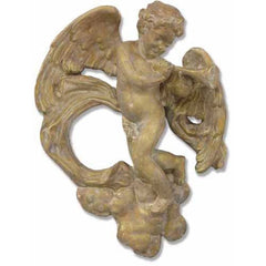 Sanctuary Cherub-Horn Player Garden Angel Statue - XoticBrands Home Decor