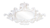 Oval Scroll Mirror 42 W Animal Wall Sculpture, Home Decor, XoticBrands, XoticBrands Home Decor
