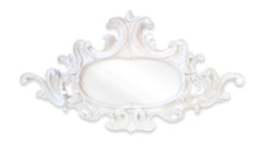 Oval Scroll Mirror 42 W Animal Wall Sculpture, Home Decor, XoticBrands, XoticBrands Home Decor