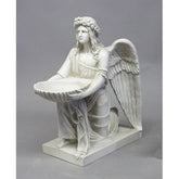Angel With Dish 19 Angel Sculpture, Home Decor, XoticBrands, XoticBrands Home Decor