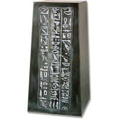 Egyptian Hieroglyphic Ped. - Pedestal Sculpture - XoticBrands Home Decor