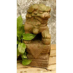 Dynasty Lion Left 18 Display Sculpture, Home Decor, XoticBrands, XoticBrands Home Decor