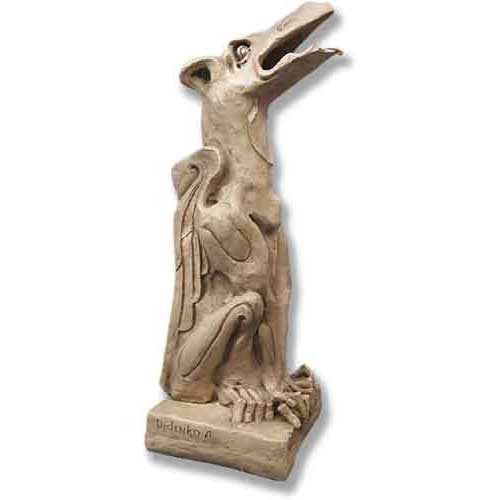 Cross Toed Dragon Gargoyle Sculpture - XoticBrands Home Decor