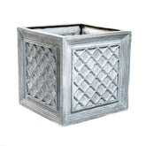 20 Lattice Box 19 H (R) Sculpture - Planters, Planters, XoticBrands, XoticBrands Home Decor