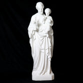 Saint Joseph And Child 49" H Animal Religious Sculpture, Religious Decor, XoticBrands, XoticBrands Home Decor