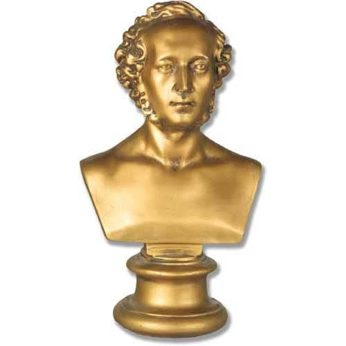 Mendelssohn Medium 17 H - Composers Busts - XoticBrands Home Decor