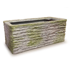 Coarse Rect. Pot Sm. 8" H B Garden Display - XoticBrands Home Decor