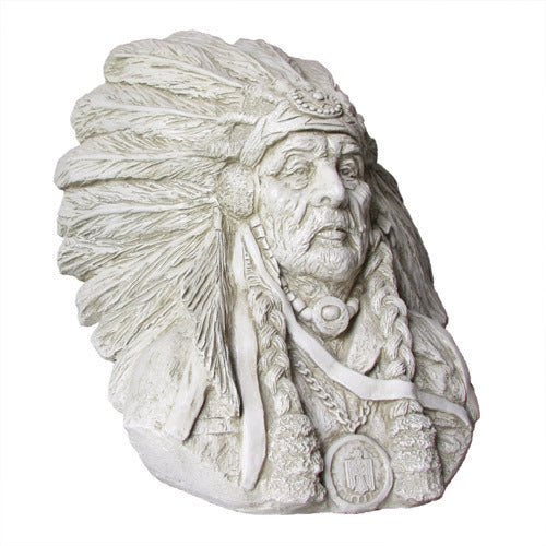 Great Indian Chief - Historical Figures Busts - XoticBrands Home Decor