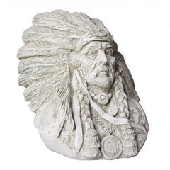 Great Indian Chief - Historical Figures Busts - XoticBrands Home Decor