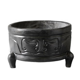 Legged Chinese Bowl 8.5 Display Sculpture, Home Decor, XoticBrands, XoticBrands Home Decor