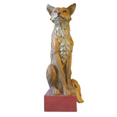 Astute Fox Animal Sculpture, Home Decor, XoticBrands, XoticBrands Home Decor