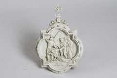 Chapel Wall Plaque Station #9 Religious Sculpture, Religious Decor, XoticBrands, XoticBrands Home Decor
