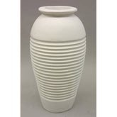 Mediterranean Ribbed Urn 42 Large Sculpture, Home Decor, XoticBrands, XoticBrands Home Decor