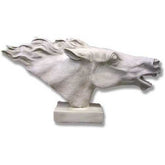 Horse Head (Against The Wind) Garden Animal Statue - XoticBrands Home Decor