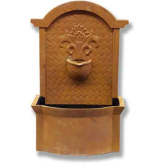 Country Wall Fountain 26 H (R) Garden Planter - XoticBrands Home Decor