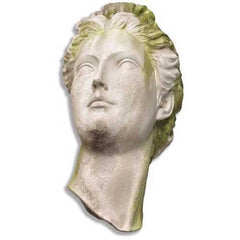 Greek Head Remnant 21 - Greek & Roman Classical Sculpture - XoticBrands Home Decor