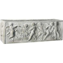 Rectangular Cherub Planter 12 Animal Angel Sculpture, Home Decor, XoticBrands, XoticBrands Home Decor