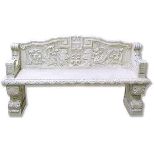 Greenman Grand Bench 33 Sculpture - Garden, Garden, XoticBrands, XoticBrands Home Decor