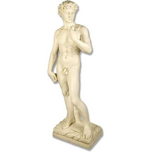 David Stndng Michelangelo 58 - Michelangelo Classical Sculpture - XoticBrands Home Decor