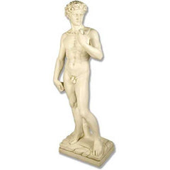 David Stndng Michelangelo 58 - Michelangelo Classical Sculpture - XoticBrands Home Decor