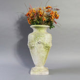 Lion and Garland Vase Animal Garden Sculpture, Home Decor, XoticBrands, XoticBrands Home Decor