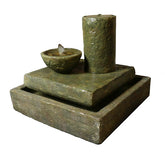 Iwa Tranquility Fountain Garden Sculpture, Home Decor, XoticBrands, XoticBrands Home Decor