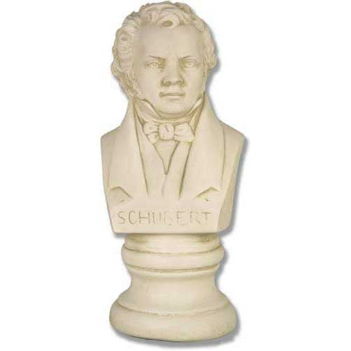 Schubert Bust Small 11 H - Composers Busts - XoticBrands Home Decor