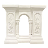 CHURCH RAILING ENDING 29" Animal Religious Sculpture, Religious Decor, XoticBrands, XoticBrands Home Decor