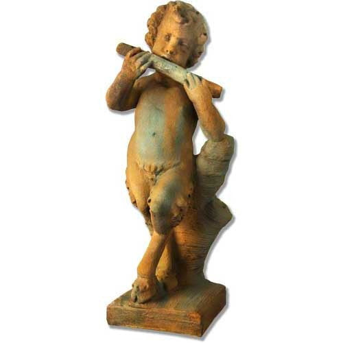 English Garden Pan 31 Gargoyle Sculpture - XoticBrands Home Decor
