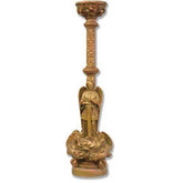 Angel Torch Candleholder 33 Religious Sculpture - XoticBrands Home Decor