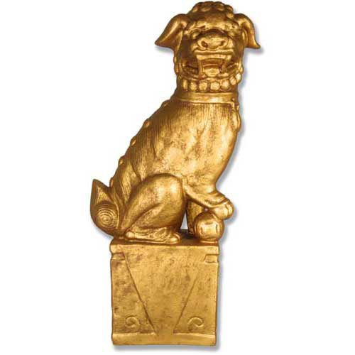 Foo Dog Xing Right 22 Sculpture - Animals, Animals, XoticBrands, XoticBrands Home Decor