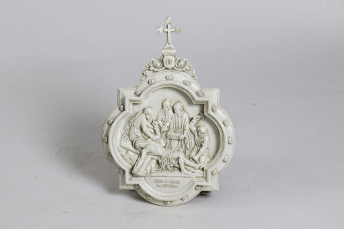 Chapel Wall Plaque Station #11 Religious Sculpture, Religious Decor, XoticBrands, XoticBrands Home Decor