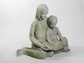 Brother and Sister Moment Animal Garden Sculpture, Home Decor, XoticBrands, XoticBrands Home Decor