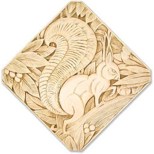 Black Squirrel Relief Garden Animal Statue - XoticBrands Home Decor