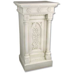 Double Pillar Pedestal 44 - Pedestal Sculpture - XoticBrands Home Decor