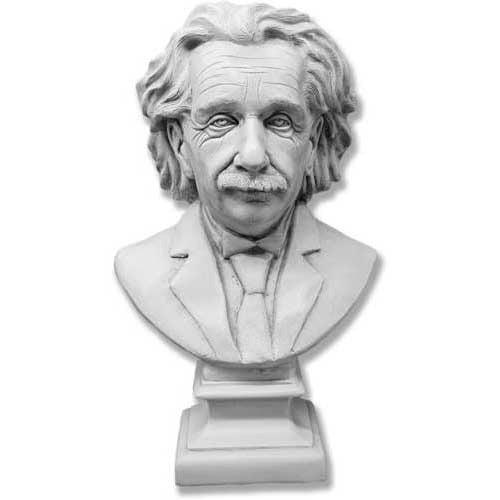 Einstein Bust 27"H - Famous Americans Busts - XoticBrands Home Decor