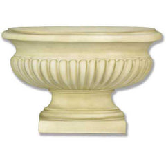 Oval Flute Vase 9 Sculpture - Garden, Garden, XoticBrands, XoticBrands Home Decor