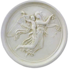 Angel Roundel-Day Garden Angel Statue - XoticBrands Home Decor