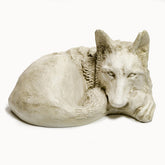 Curled up Shepherd Dog Animal Sculpture, Home Decor, XoticBrands, XoticBrands Home Decor