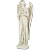 Angel In Cari Cross-25 Religious Sculpture - Angels, Angels, XoticBrands, XoticBrands Home Decor