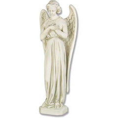 Angel In Cari Cross-25 Religious Sculpture - Angels, Angels, XoticBrands, XoticBrands Home Decor